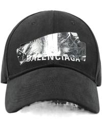 Balenciaga - Baseball Cap With Graphic Logo Patch - Lyst