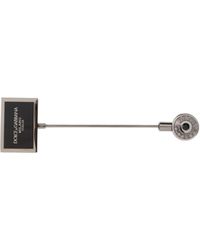 Dolce & Gabbana - Logo-Plaque Lapel Pin - Lyst