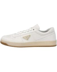 Prada - Round Toe Low Top Casual Shoes - Lyst