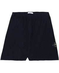 Stone Island - Logo Patch Bermuda Shorts - Lyst