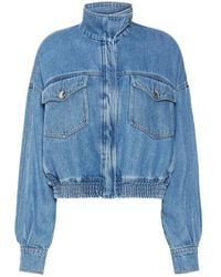 Sportmax - High-Neck Long-Sleeved Casual Jacket - Lyst