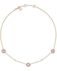 Gucci - Interlocking 18K Chain Necklace - Lyst