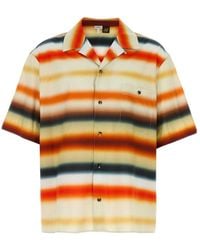 Loewe - Striped Short-Sleeve Shirt - Lyst