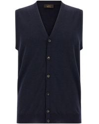 Zanone - Flexwool V-Neck Vest - Lyst