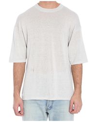 Roberto Collina - Linen T-Shirt - Lyst