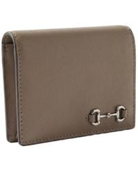 Gucci - Long Card Case With Horsebit - Lyst