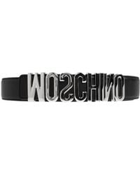 Moschino - Logo Lettering Belt - Lyst
