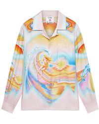 CASABLANCA - Psychedelic Nirvana Long-Sleeved Shirt - Lyst