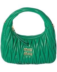 Miu Miu - Wander Matelassé Shoulder Bag - Lyst