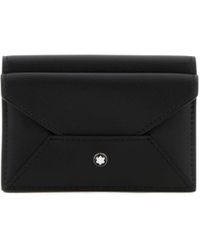 Montblanc - Logo Plaque Foldover Top Wallet - Lyst