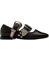 Toga - Square Toe Ballerinas Shoes - Lyst