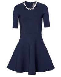 Monique Lhuillier - Embellished Minidress - Lyst