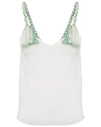 JW Anderson - Jw Anderson V-Necktassel Strap Tank Top - Lyst