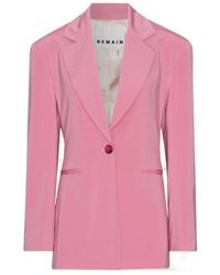 REMAIN Birger - Logo Suit Jacket - Lyst