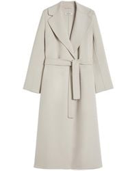 Max Mara - Wool Drap Wrap Coat - Lyst