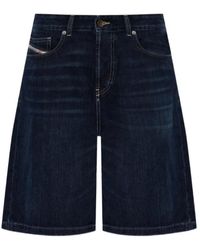 DIESEL - De Sire Bermuda Denim Shorts - Lyst