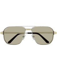 Cartier - Pilot Sunglasses - Lyst
