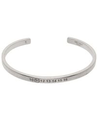 Maison Margiela - Number Reference Open Bracelet - Lyst