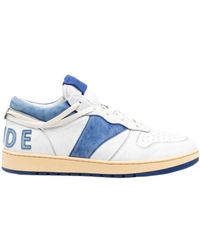 Rhude - Logo-Lettering Lace-Up Sneakers - Lyst