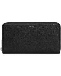 Celine - Large Zipped Wallet - Lyst