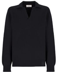 Laneus - Knitted Polo Shirt - Lyst