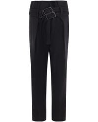 RED Valentino - Belt-Loop Casual Pants - Lyst
