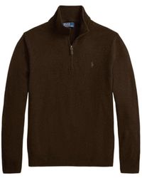 Polo Ralph Lauren - Half-Zip Knitted Pullover - Lyst