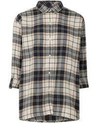 Barbour - Plaid Tunic Shirt - Lyst
