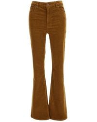 FRAME - Flared Corduroy Pants - Lyst