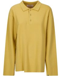 Extreme Cashmere - Polo Collar Long-Sleeved Knit Sweater - Lyst
