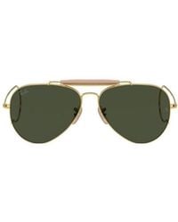 Ray-Ban - Outdoorsman Aviator Frame Sunglasses - Lyst