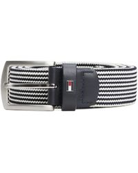 Tommy Hilfiger - Square Buckle Textured Belt - Lyst