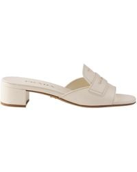 Prada - Leather Sandals - Lyst