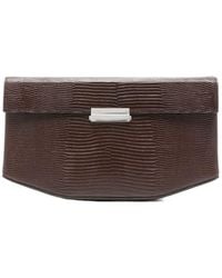 TOTEME - Lizard-Effect Leather Shoulder Bag - Lyst