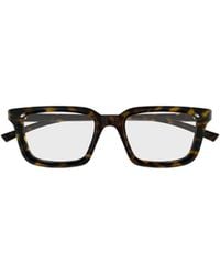 Gucci - Eyewear Rectangle Frame Glasses - Lyst