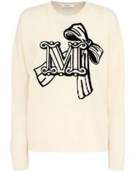 Max Mara - Zurlo Knitted Wool Blend Sweater - Lyst