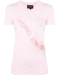 Emporio Armani - Logo Short-Sleeved T-Shirt - Lyst