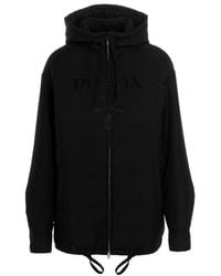 Prada - Re-Nylon Hooded Jacket - Lyst