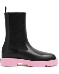 Givenchy - Slip-On Squared Ankle Boots - Lyst