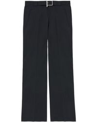 McQueen - T-Bar Belt Trousers - Lyst