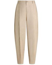 Dolce & Gabbana - Pleated Wide-Leg Pants - Lyst