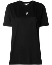 Stella McCartney - Embellished Star Crewneck T-Shirt - Lyst