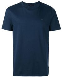 Michael Kors - Logo Embroidered Crewneck T-Shirt - Lyst