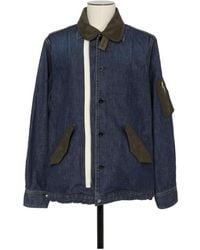 Sacai - Layered Zipped Denim Jacket - Lyst