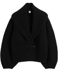 TOTEME - Collared Long-Sleeved Knit Sweater - Lyst