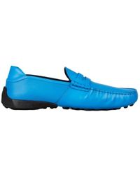 Tod's - Automobili Lamborghini Slip-On Leather Driving Shoes - Lyst