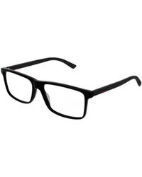 Gucci - Eyewear Rectangular Frame Glasses - Lyst