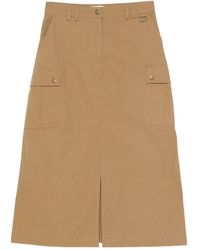 Barbour - Gwen Cargo Front-Slit Skirt - Lyst