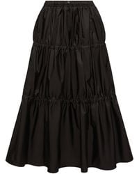 Moncler - Ruffle Mid-Length Skirt - Lyst