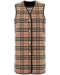 Burberry - Vests - Lyst
